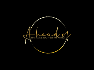 Logo Design by sorrybro for Ahead Of Time Hair and Beauty | Design: #36239456