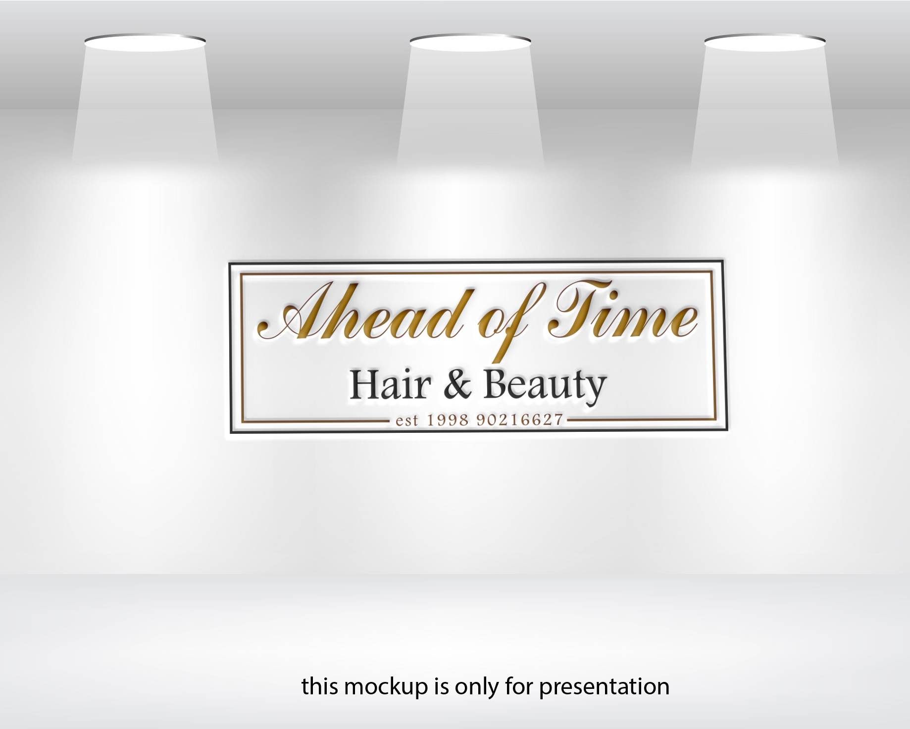 Design de Logo par vmeskat pour Ahead Of Time Hair and Beauty | Design #36246049