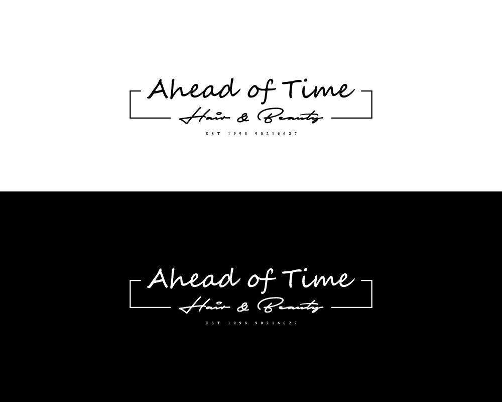 Logo Design by luxydesign for Ahead Of Time Hair and Beauty | Design #36241060