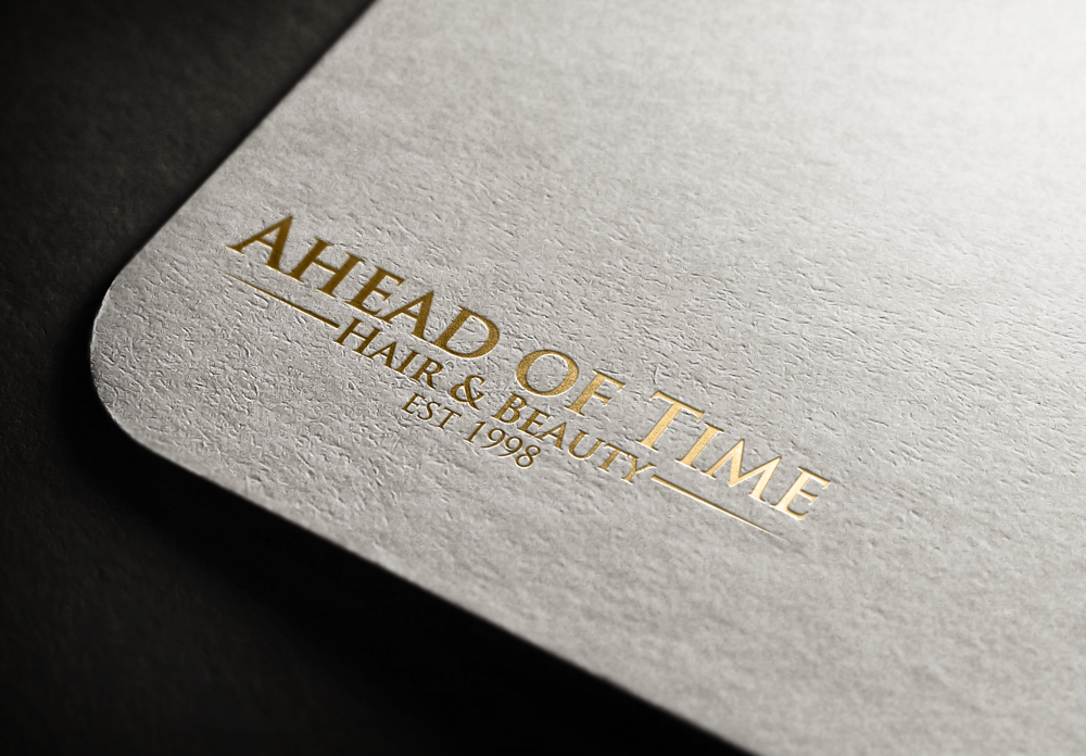 Logo Design by JANNAT AKTHER for Ahead Of Time Hair and Beauty | Design #36275157