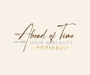 Logo Design by Logo Editing Master for Ahead Of Time Hair and Beauty | Design: #36251211