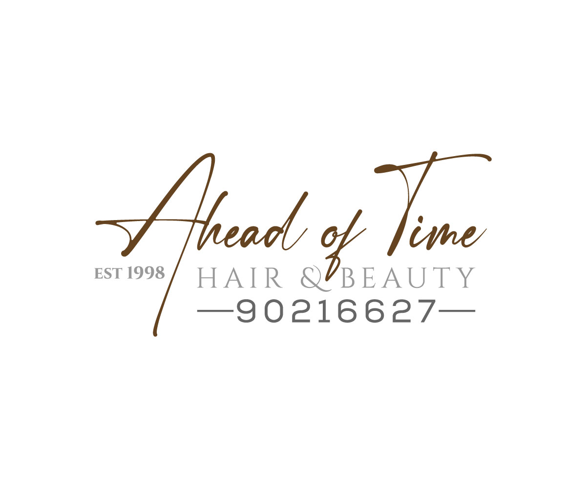 Logo Design by Logo Editing Master for Ahead Of Time Hair and Beauty | Design #36251213