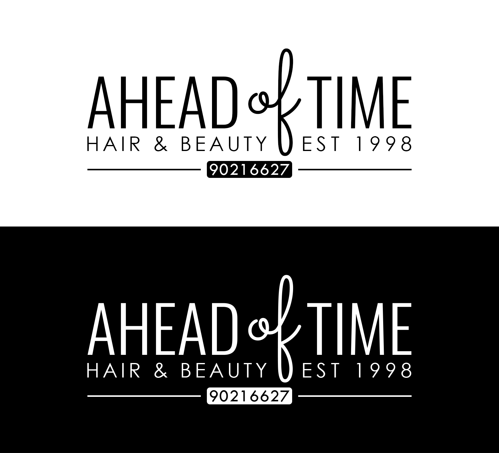 Diseño de Logo por Rahmina para Ahead Of Time Hair and Beauty | Diseño #36242198