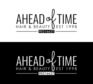 Logo Design by Rahmina for Ahead Of Time Hair and Beauty | Design: #36242198