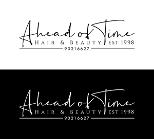 Logo Design by Rahmina for Ahead Of Time Hair and Beauty | Design: #36242217