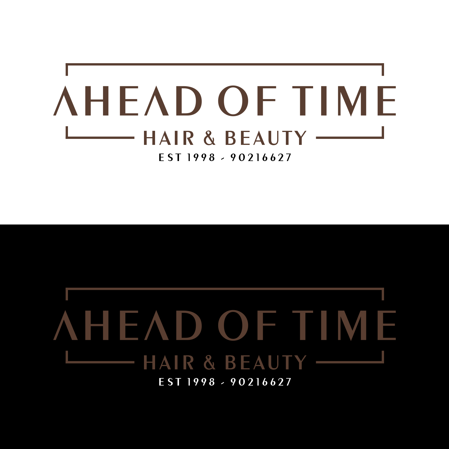 Logo Design by 16surya for Ahead Of Time Hair and Beauty | Design #36238849