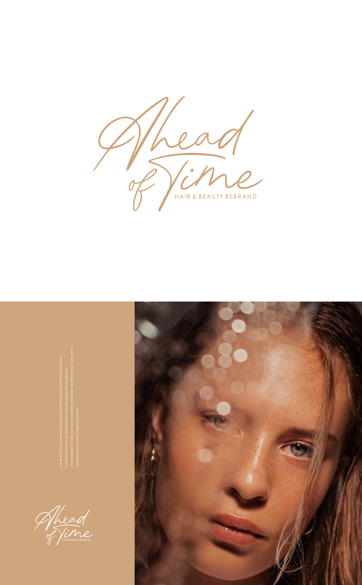 Logo Design by apik. for Ahead Of Time Hair and Beauty | Design #36236205