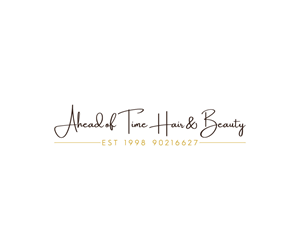 Logo Design by Designer-Sunji for Ahead Of Time Hair and Beauty | Design: #36236521