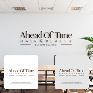 Logo Design by arillingga for Ahead Of Time Hair and Beauty | Design #36242840