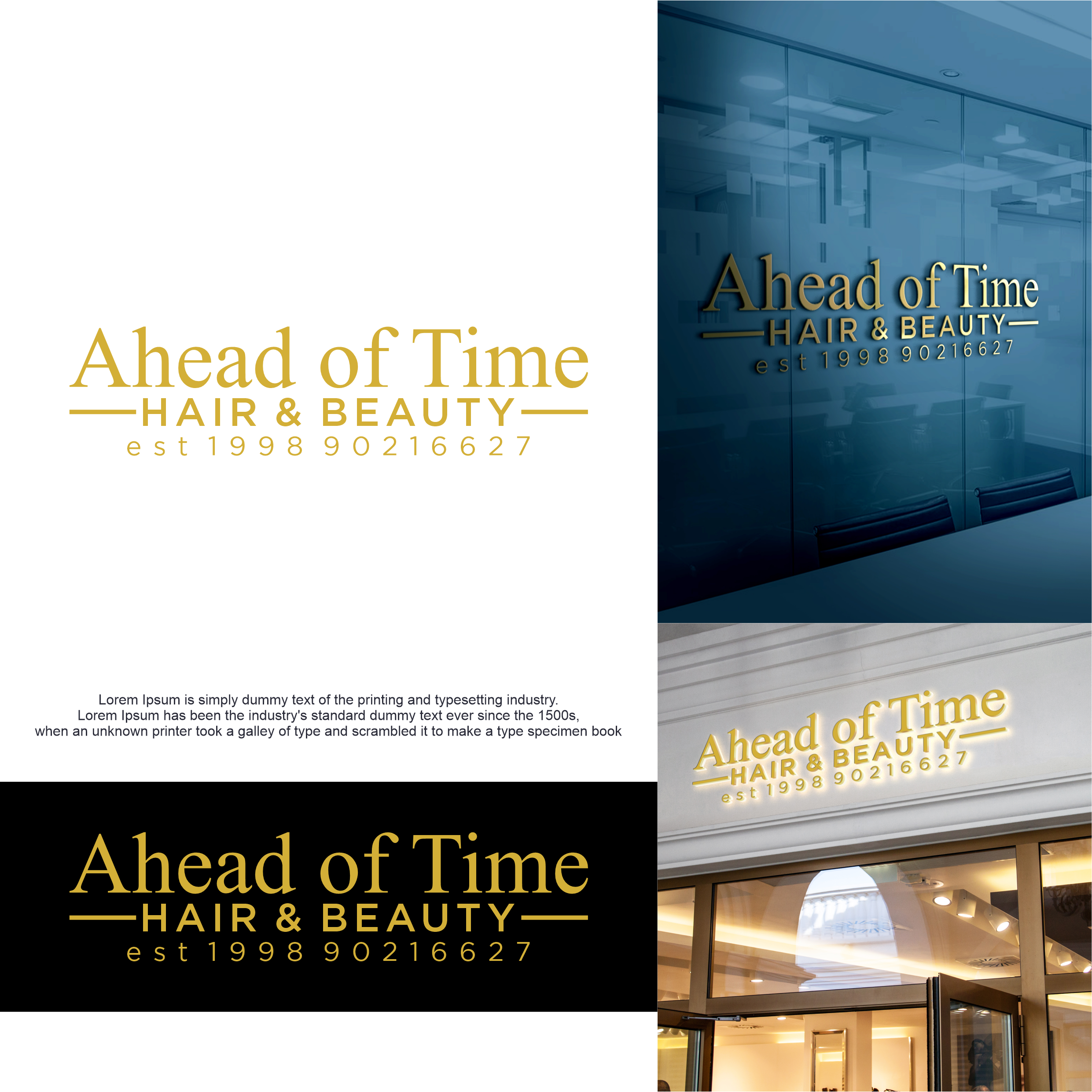 Design de Logo par Abigaill_design pour Ahead Of Time Hair and Beauty | Design #36237731