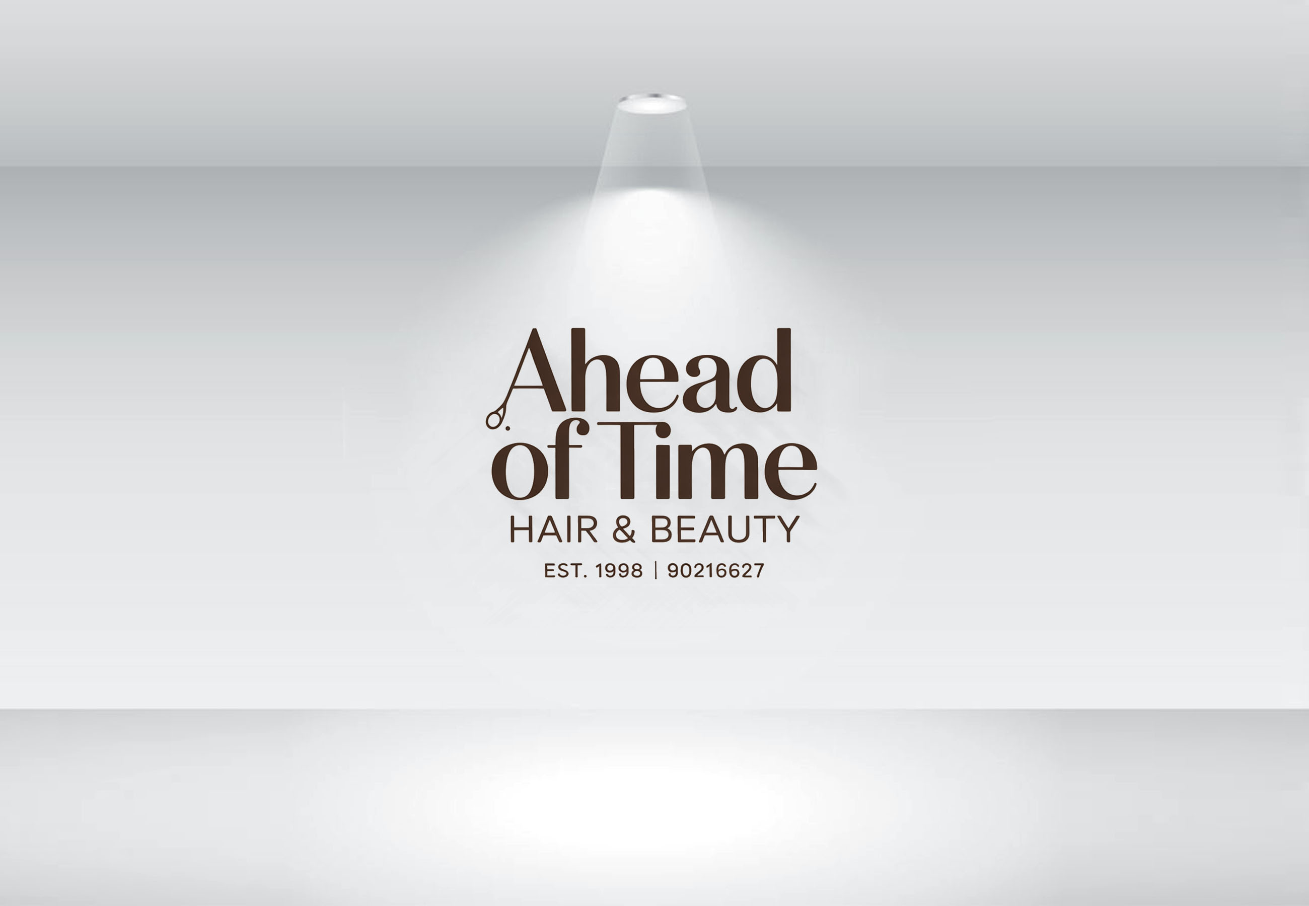Logo Design by Olivia Marie Smith for Ahead Of Time Hair and Beauty | Design #36251812