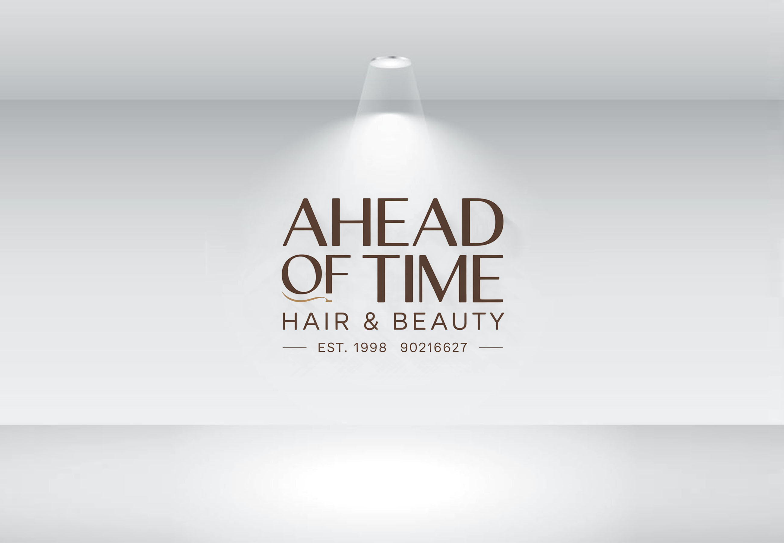 Logo Design by Olivia Marie Smith for Ahead Of Time Hair and Beauty | Design #36251813