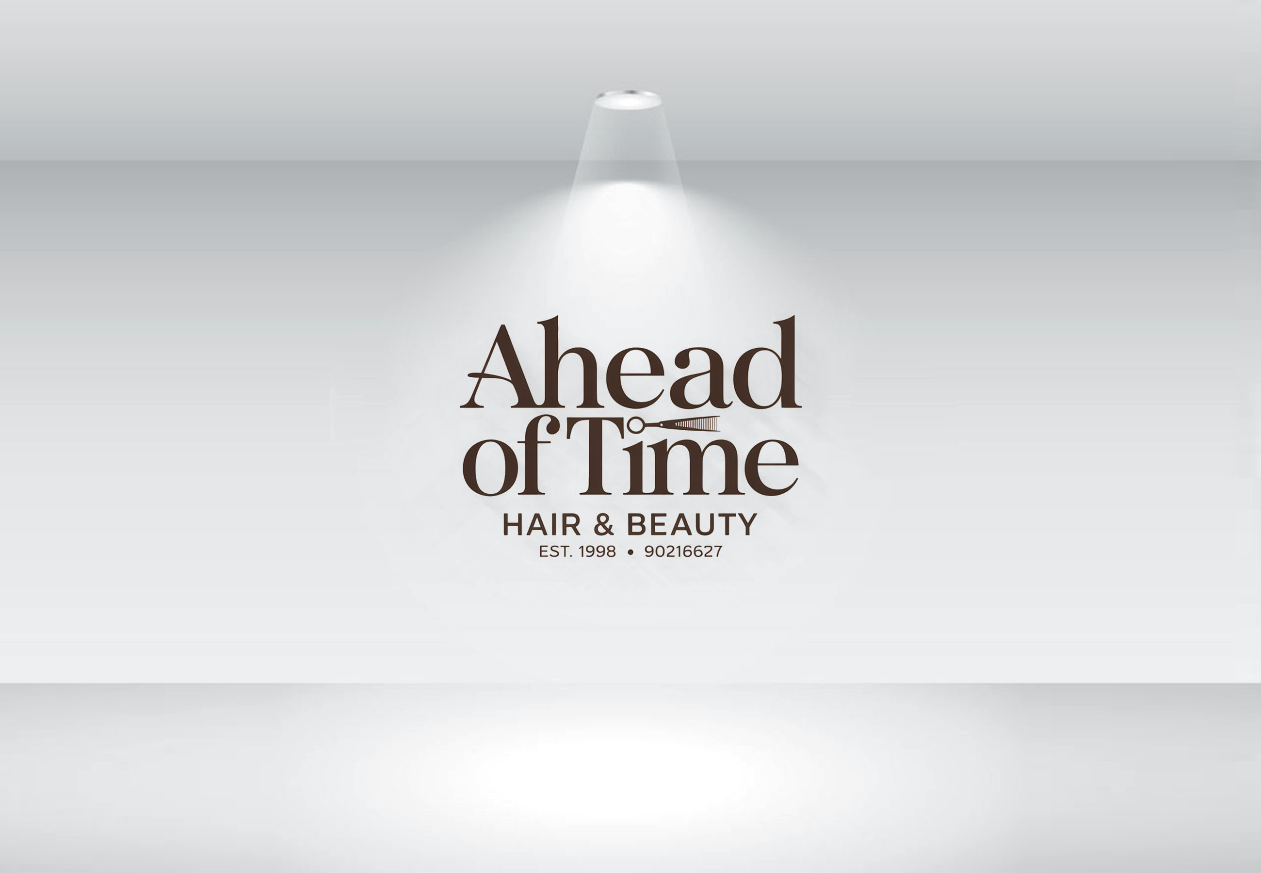 Design de Logo par Olivia Marie Smith pour Ahead Of Time Hair and Beauty | Design #36251814