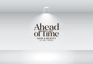 Design de Logo par Olivia Marie Smith pour Ahead Of Time Hair and Beauty | Design : #36251814