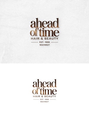 Design de Logo par Majesty Design  pour Ahead Of Time Hair and Beauty | Design : #36251811
