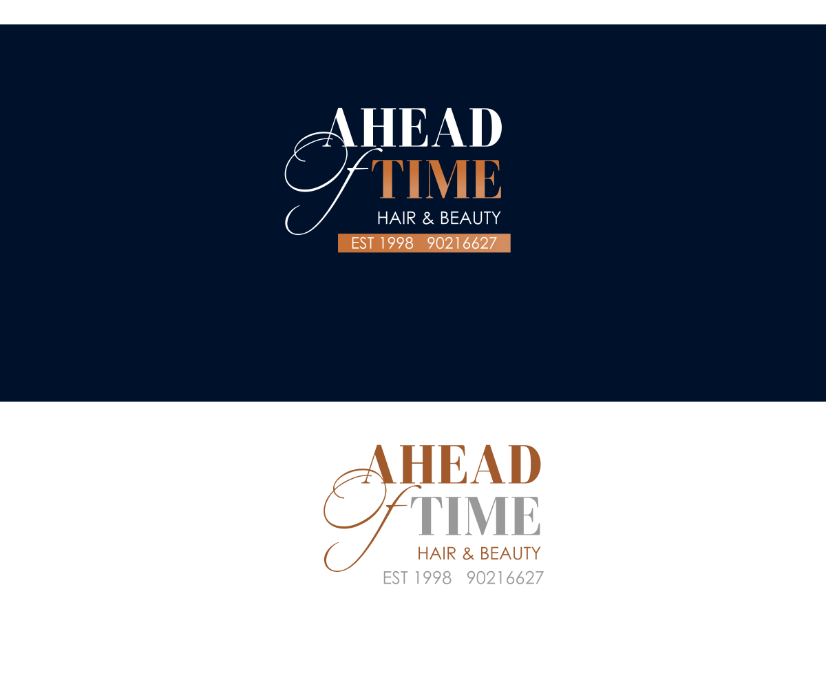 Design de Logo par Jyujyuk pour Ahead Of Time Hair and Beauty | Design #36276728
