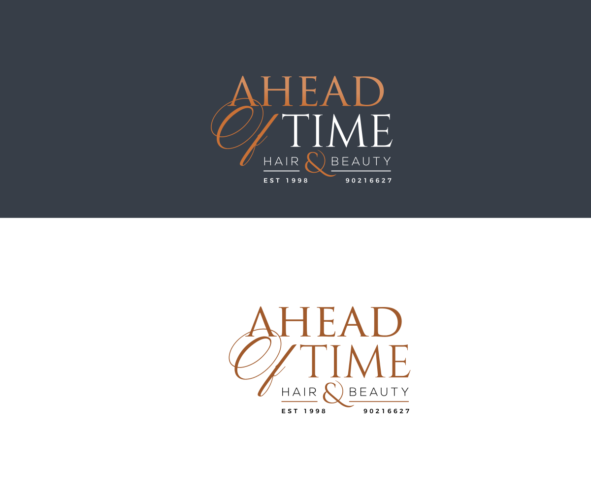 Design de Logo par Jyujyuk pour Ahead Of Time Hair and Beauty | Design #36276795