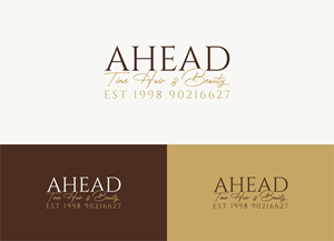 Logo Design by Ridg0 for Ahead Of Time Hair and Beauty | Design: #36236372