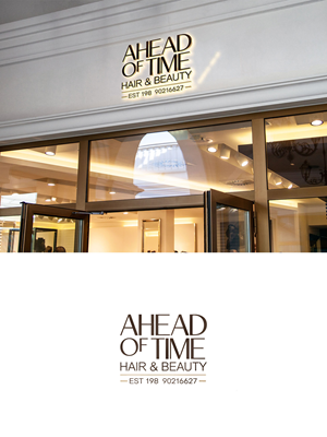 Logo Design by Being  Designer for Ahead Of Time Hair and Beauty | Design: #36251796