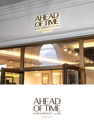 Logo Design by Being  Designer for Ahead Of Time Hair and Beauty | Design: #36251800