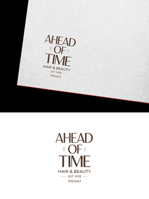 Logo Design by Being  Designer for Ahead Of Time Hair and Beauty | Design: #36251802