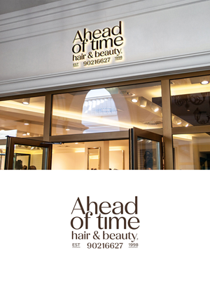 Logo Design by Being  Designer for Ahead Of Time Hair and Beauty | Design: #36251803