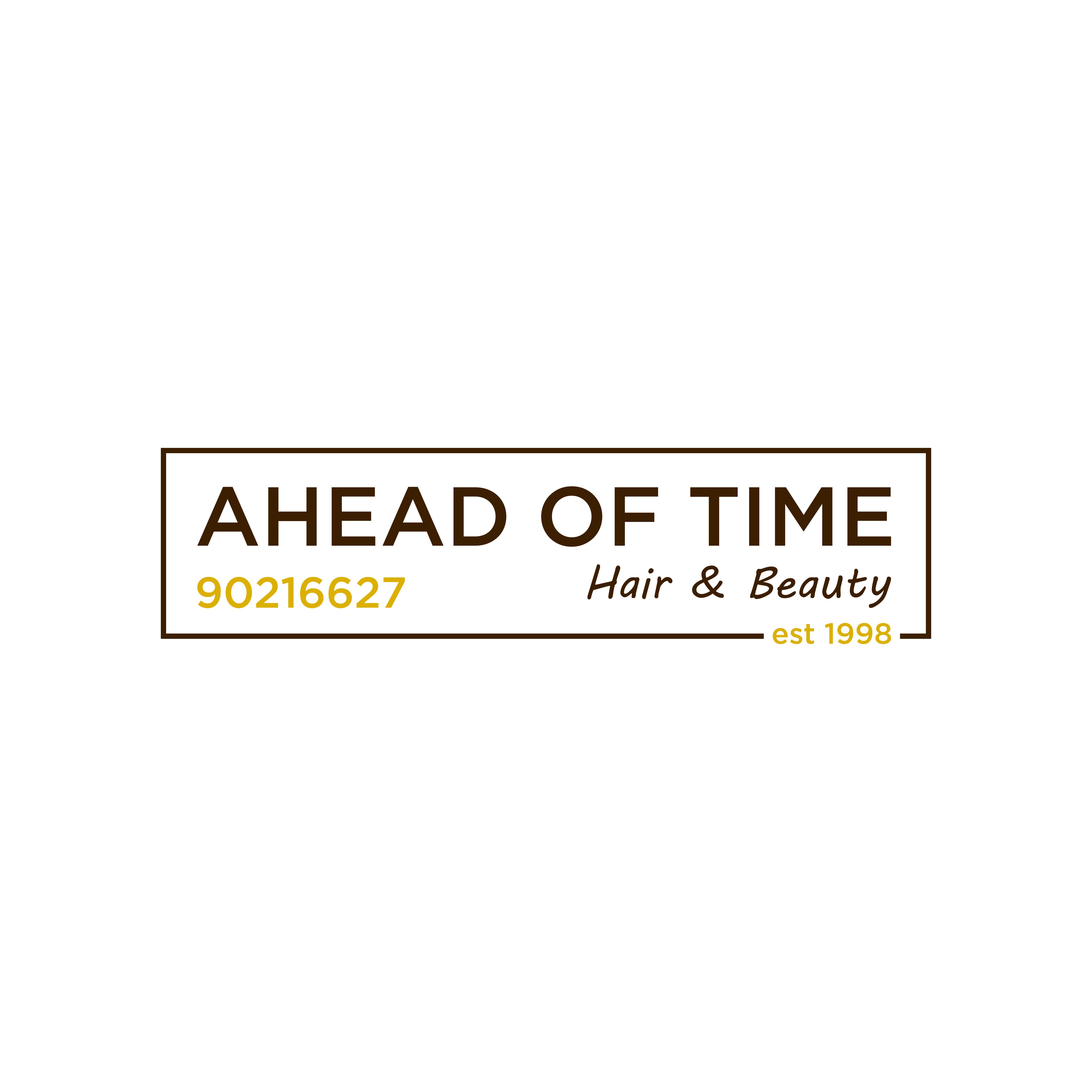 Logo Design by amira90 for Ahead Of Time Hair and Beauty | Design #36242895