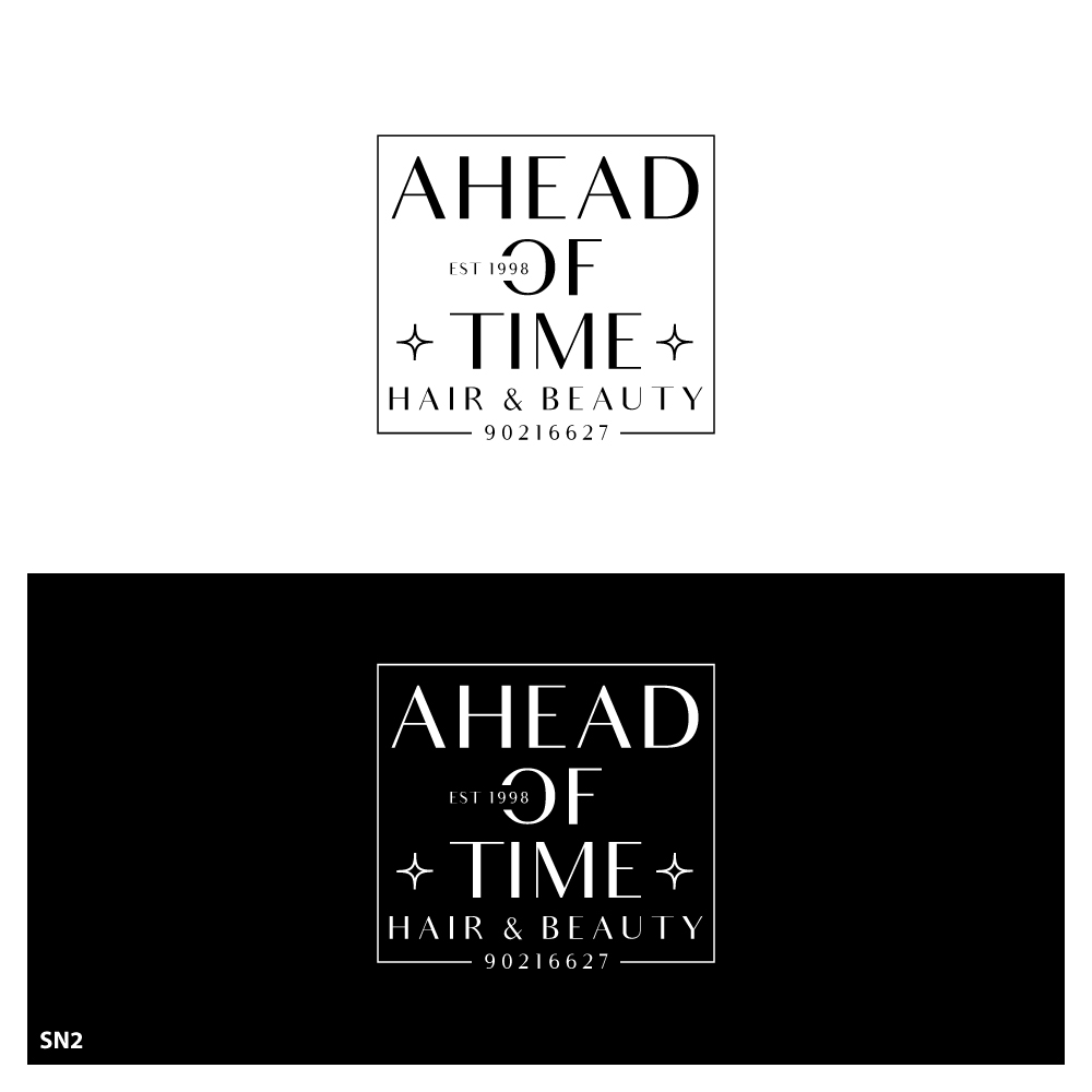 Logo Design by Sujit Banerjee for Ahead Of Time Hair and Beauty | Design #36241069