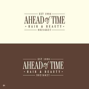 Logo Design by Sujit Banerjee for Ahead Of Time Hair and Beauty | Design: #36241070