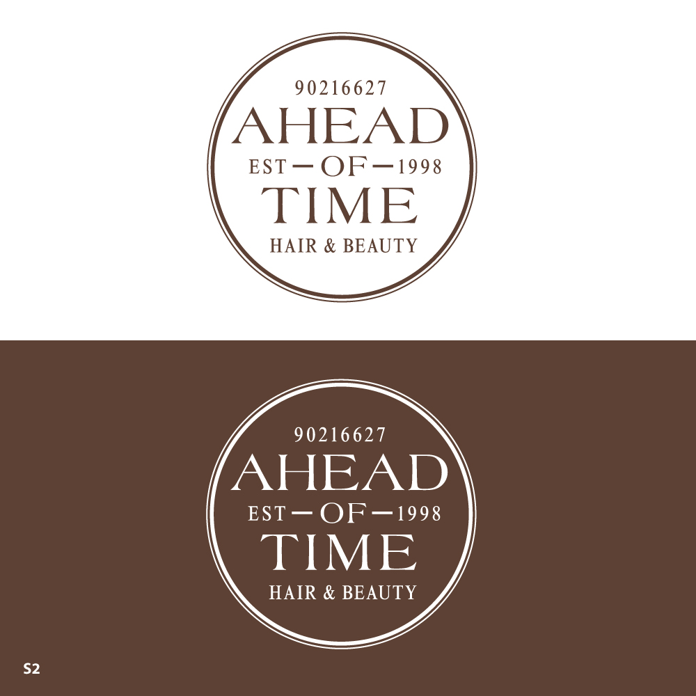 Logo Design by Sujit Banerjee for Ahead Of Time Hair and Beauty | Design #36241071