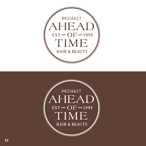 Logo Design by Sujit Banerjee for Ahead Of Time Hair and Beauty | Design: #36241071