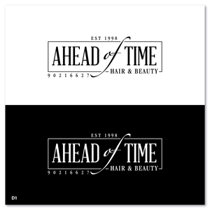 Logo Design by Sujit Banerjee for Ahead Of Time Hair and Beauty | Design: #36241072