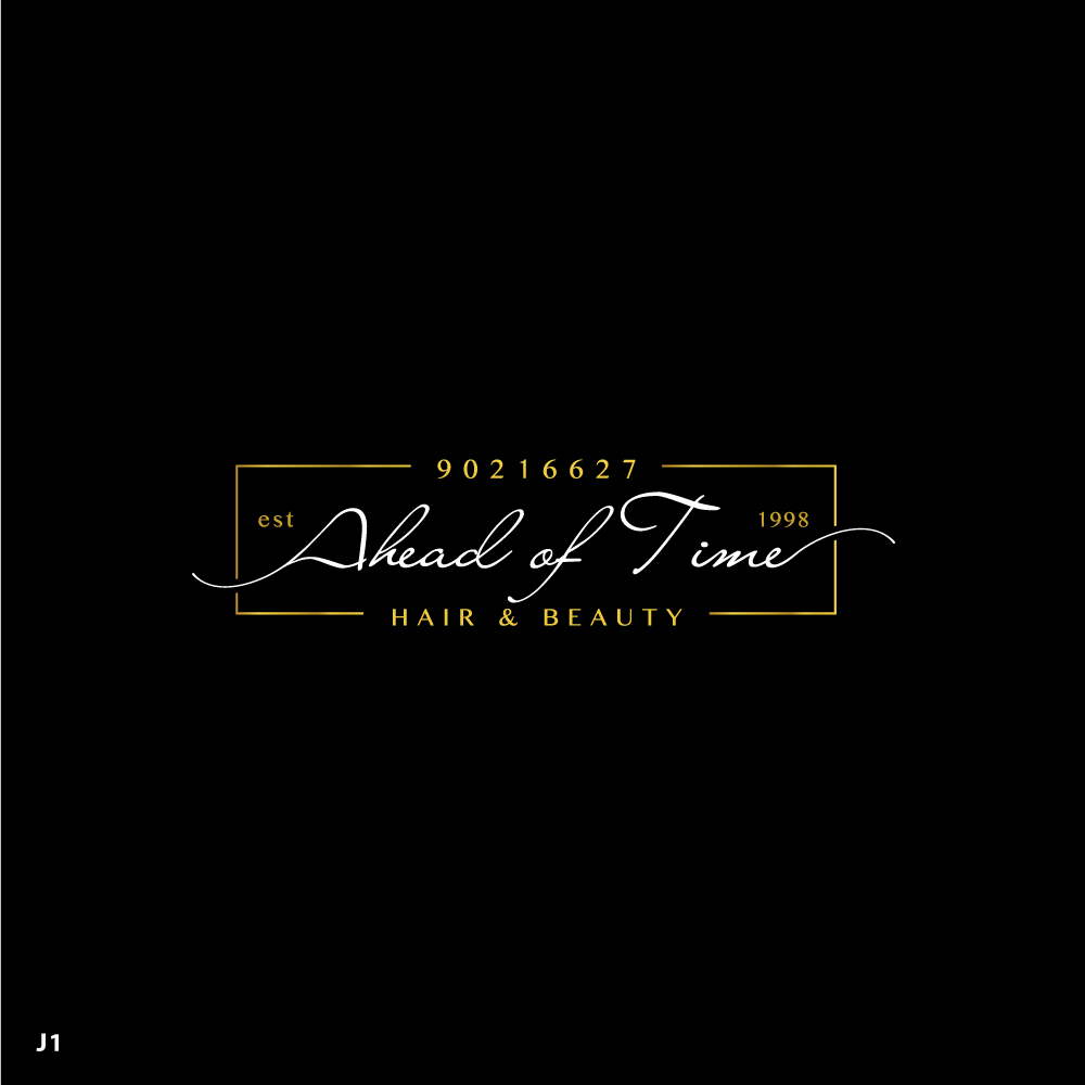 Logo Design by Sujit Banerjee for Ahead Of Time Hair and Beauty | Design #36241073