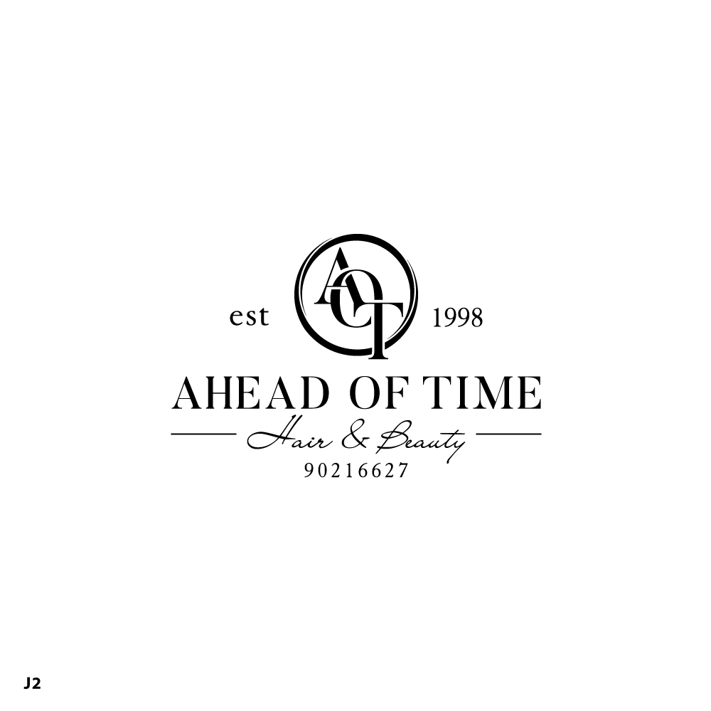 Logo Design by Sujit Banerjee for Ahead Of Time Hair and Beauty | Design #36241075