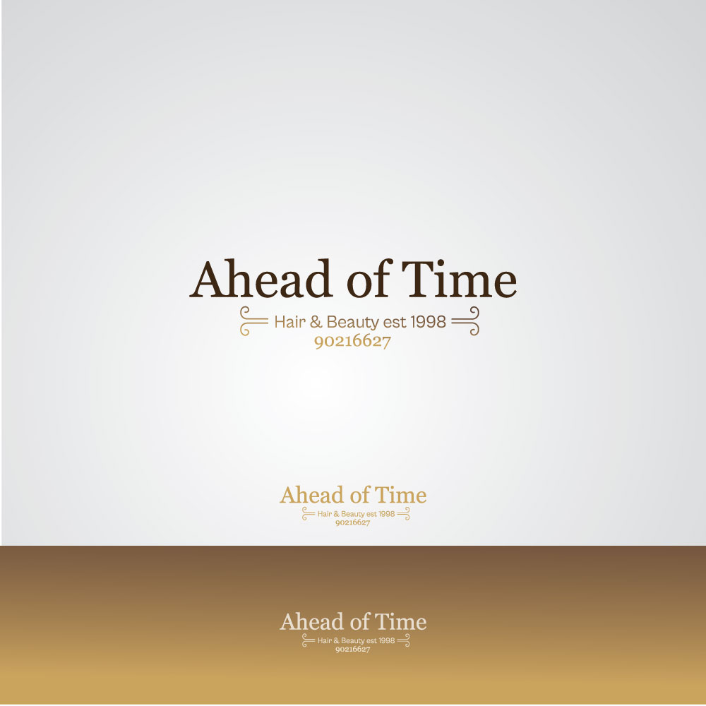 Logo Design by freelancerrashed for Ahead Of Time Hair and Beauty | Design #36243317