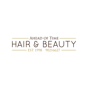 Logo Design by LAXMI DESIGNHUB for Ahead Of Time Hair and Beauty | Design: #36241859