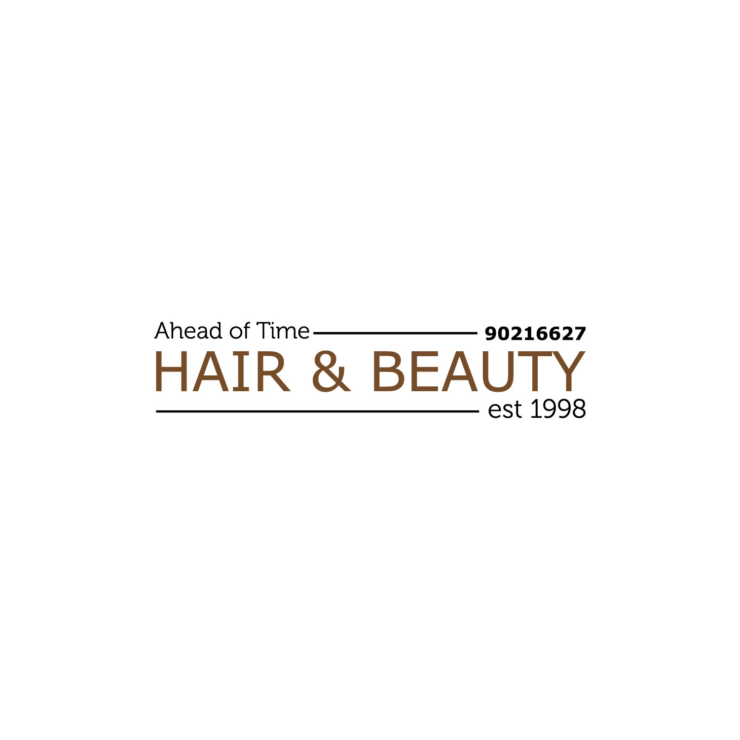 Logo Design by LAXMI DESIGNHUB for Ahead Of Time Hair and Beauty | Design #36241860