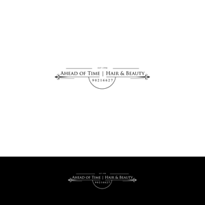 Logo Design by SL Designer for Ahead Of Time Hair and Beauty | Design: #36237723