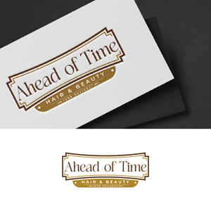 Logo Design by fly  design for Ahead Of Time Hair and Beauty | Design: #36241606