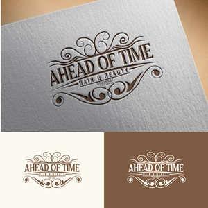 Logo Design by fly  design for Ahead Of Time Hair and Beauty | Design: #36241615