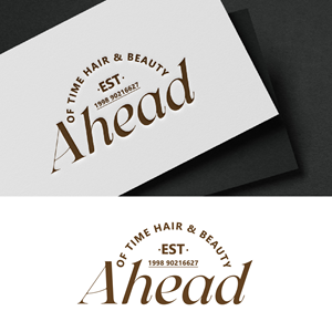 Logo Design by fly  design for Ahead Of Time Hair and Beauty | Design: #36241616