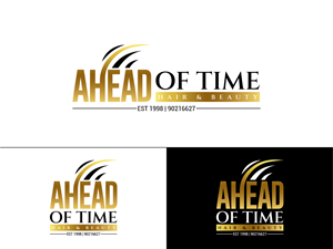 Logo Design by Owltive for Ahead Of Time Hair and Beauty | Design: #36236450
