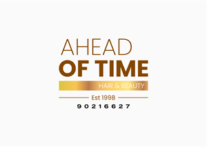 Logo Design by Sibyle for Ahead Of Time Hair and Beauty | Design: #36238059