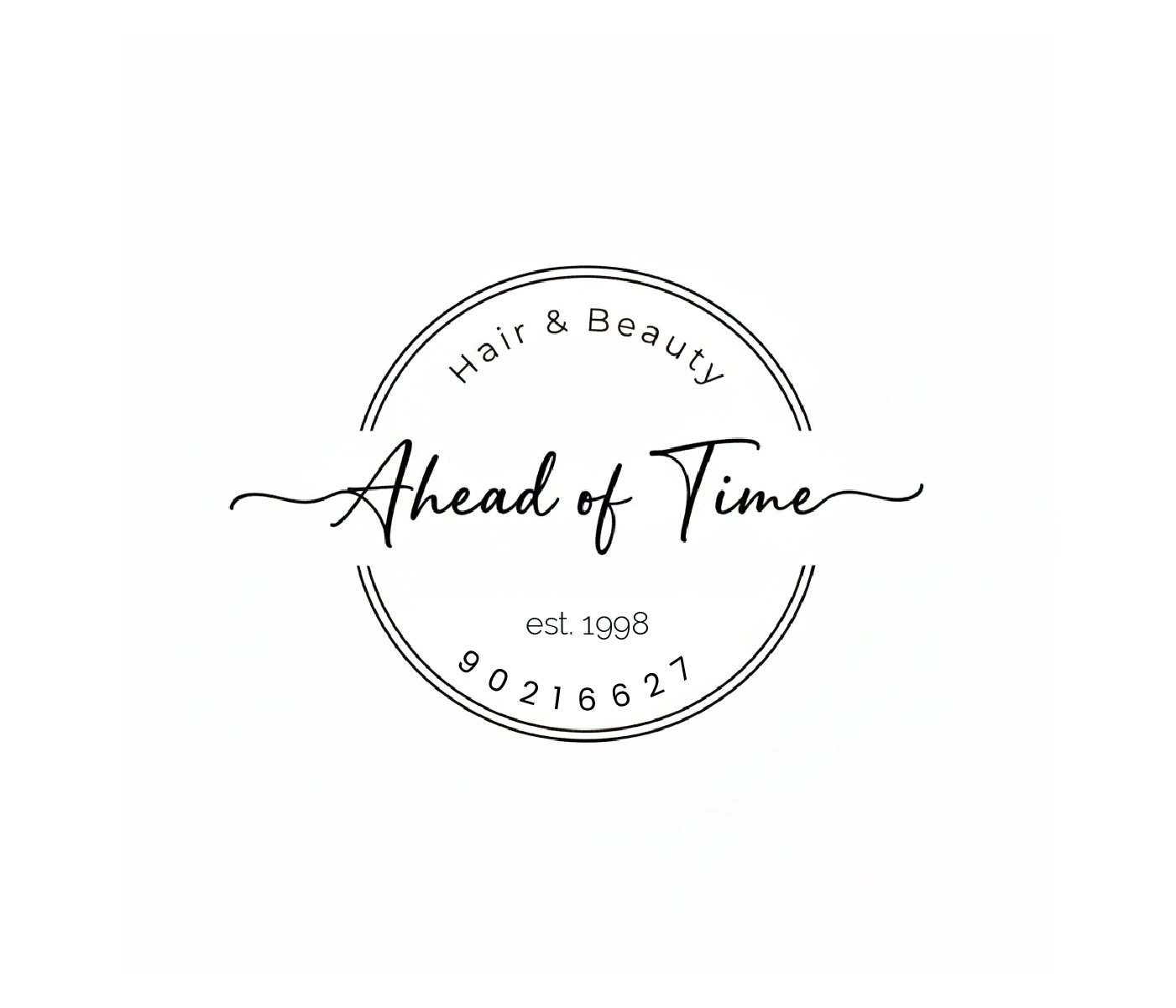 Logo Design by AlphaDezin3 for Ahead Of Time Hair and Beauty | Design #36237481