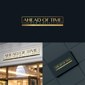 Logo Design by 4tech services for Ahead Of Time Hair and Beauty | Design: #36237707