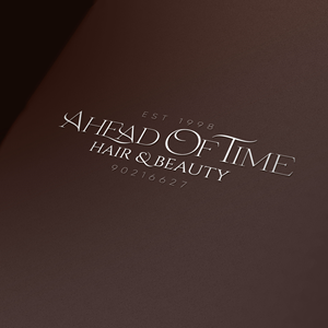 Logo Design by ares_h1 for Ahead Of Time Hair and Beauty | Design: #36242673