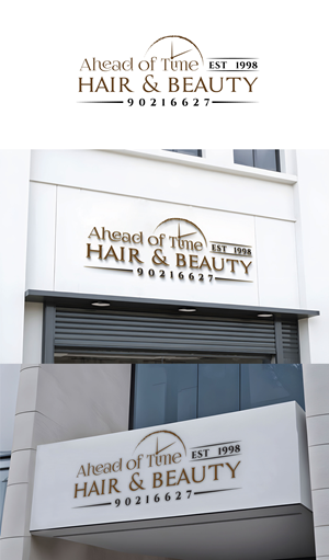 Logo Design by Rubia@ for Ahead Of Time Hair and Beauty | Design: #36241286
