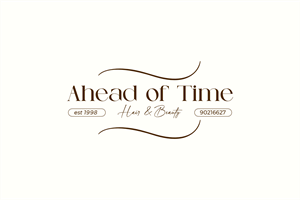 Logo Design by BUNG for Ahead Of Time Hair and Beauty | Design: #36267518