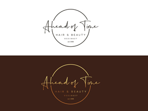 Logo Design by Pro_DesignMaster for Ahead Of Time Hair and Beauty | Design: #36251725