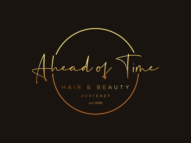 Logo Design by Pro_DesignMaster for Ahead Of Time Hair and Beauty | Design #36251756